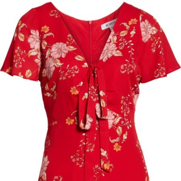 BB Dakota by Steve Madden BB Dakota Hyper Bloom Printed Minidress - Picture 3 of 5